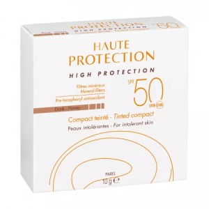 Fond de ten compact pentru protectie solara cu SPF 50+ Nuanta Dore, 10 g, Avene