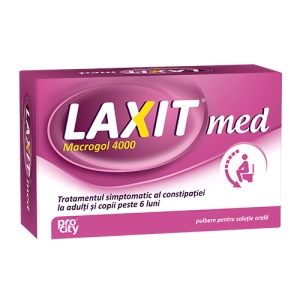 Laxativ sub forma de pulbere pentru solutie orala Laxit Med, 20 plicuri, Fiterman