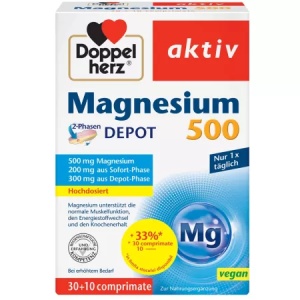 Magneziu 500 mg, 30 comprimate, Doppelherz