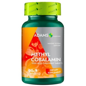 Methylcobalamin 1000mcg, 90cps, Adams Supplements