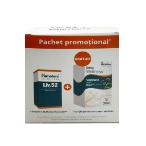 Pachet Himalaya Liv 52 100 tablete + Valeriana 60 tablete Gratuit