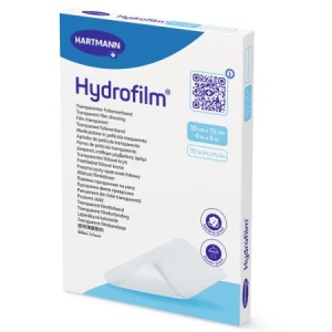 Pasament transparent Hydrofilm, 10 cm x 15 cm, 10 bucati, Hartmann