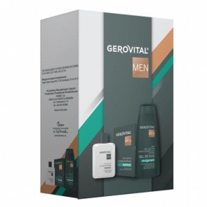Set Cadou Bărbați Gerovital Men: Loțiune după Ras Mentol și Gel de Duș Revigorant 3 în 1