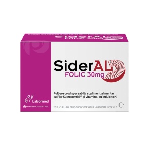 Sideral Folic, 30 mg, 20 plicuri, Labormed - Img 3