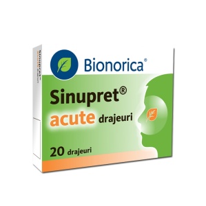 Sinupret acute, 20 drajeuri, Bionorica