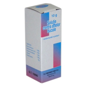 Solutie contra aftelor bucale 10 g, Meduman Viseu