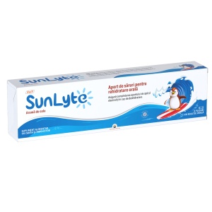 Solutie orala cu aroma de cola SunLyte, 8 plicuri
