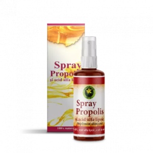 Spray Propolis si acid alfa lipolic, 50 ml, Hypericum