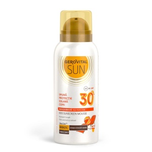 Spuma protectie solara copii SPF30 Sun, 100ml, Gerovital