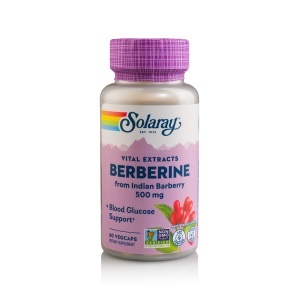 Berberine Solaray, 500 mg, 60 capsule vegetale, Secom