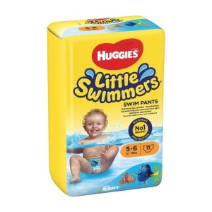 Chilotei impermeabili pentru inot Little Swimmers Nr. 5-6, 12-18 kg, 11 bucati, Huggies