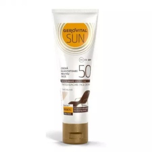 Crema nuantatoare pentru fata SPF 50 Sun, 50 ml, Gerovital