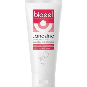 Crema pentru copii Lanozinc, 100 g, Bioeel