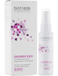 Deo spray antiperspirant impotriva transpiratiei excesive Odorex Deo, 40 ml, Biotrade