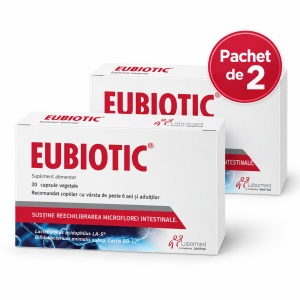 Eubiotic 20 capsule Pachet Promo 1+1, Labormed