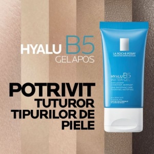 Gel apos cu acid hialuronic si efect antirid pentru tenul mixt Hyalu B5, 40 ml, La Roche-Posay - Img 5