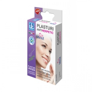 Plasturi Antiherpetici 15 Buc , Minut