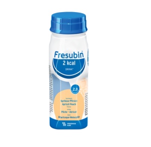 Bautura cu aroma de caise si piersici Fresubin 2 kcal Fibre Drink, 4 flacoane x 200ml, FRESENIUS KABI