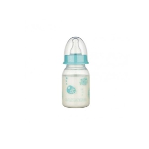 Biberon PP, fara BPA, decor animalute, 120ml, Babynova