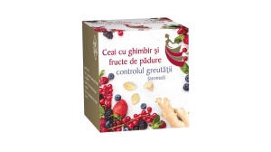 Ceai cu ghimbir si fructe de padure – controlul greutatii 20 plicuri , Bis Nis