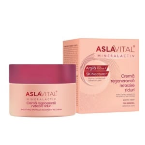 Crema de noapte pentru netezirea ridurilor Mineralactiv, 50 ml, AslaVital