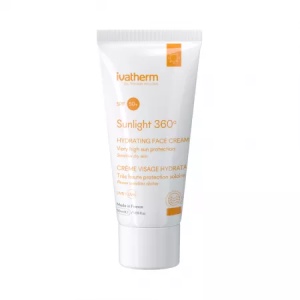 Crema hidratanta pentru fata cu protectie solara SPF 50+ Sunlight, 50 ml, Ivatherm