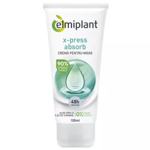 Crema pentru maini Xpress Absorb, 100 ml, Elmiplant