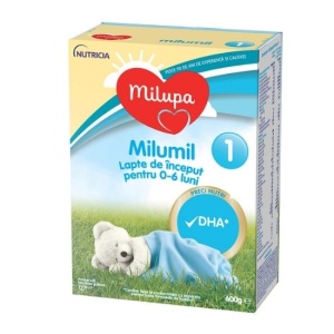 Formula lapte de inceput Milumil PreciNutri, 0-6 luni, 600 g, Milupa