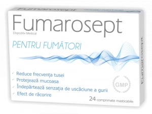 Fumarosept, 24 comprimate masticabile, Zdrovit