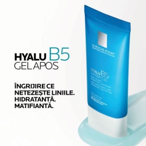 Gel apos cu acid hialuronic si efect antirid pentru tenul mixt Hyalu B5, 40 ml, La Roche-Posay - Img 2