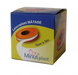 Leucoplast matase 5cm x 5m, 1 bucata, Minut