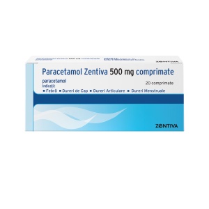 Paracetamol 500mg 20 comprimate , Zentiva - Img 3