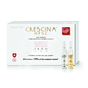 Tratament complet pentru barbati Crescina Transdermic HFSC 1300 Man, 10+10 fiole, Labo