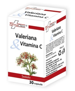 Valeriana si Vitamina C, 30 capsule, FarmaClass