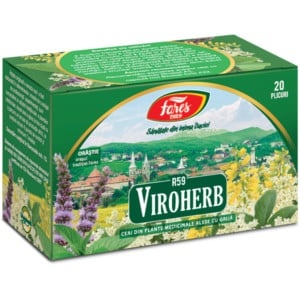 Viroherb R59, 20 plicuri, Fares