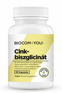 Zinc Bisglicinat, 90 capsule, Biocom