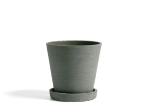 Flowerpot with Saucer - Green [DEMO]