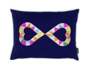 Double Heart 2 Embroidered Pillow [DEMO]