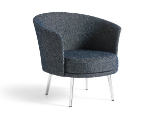 Dorso Lounge Chair - Chromed Steel Base [DEMO]