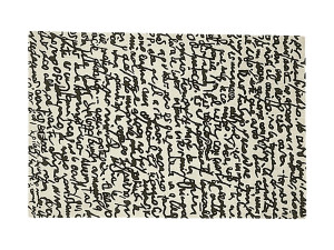 Black on White Rug - Manuscrit [DEMO]