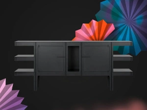 No Screw No Glue Buffet Sideboard [DEMO] - Img 4