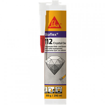 Sikaflex-112 Crystal Clear Adeziv si sigilant elastic, transparent, monocomponent