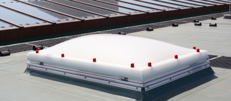 Cupolă luminatoare cu 2 straturi HAILSTOP