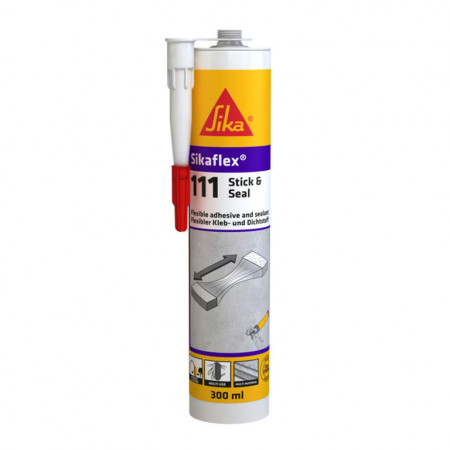 Sikaflex-111 Stick&Seal Adeziv si sigilant multifunctional, monocomponent, negru