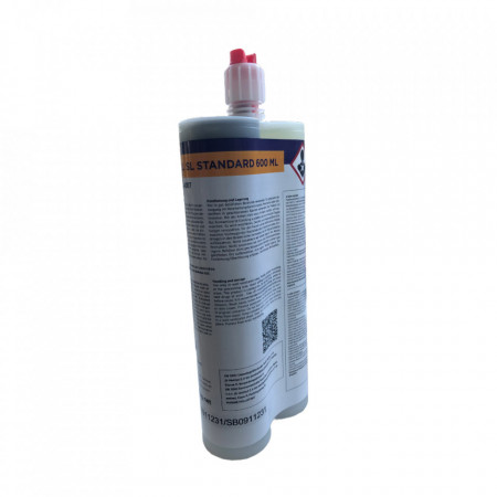 Poliuree bicomponenta cartus dublu QuickFill SL Standard 600ml dark grey (6 buc/set)