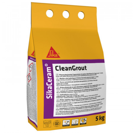 SikaCeram CleanGrout Chit de rosturi monocomponent, pe baza de ciment