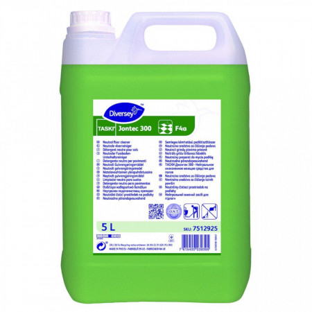 Detergent concentrat pentru pardoseli, neutru, cu spumare redusa TASKI Jontec 300 5L W1779+