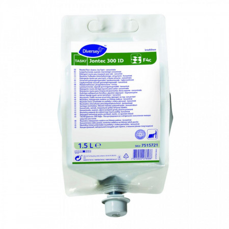 Detergent concentrat pentru pardoseli, neutru, cu spumare redusa TASKI Jontec 300 ID 1.5L W1