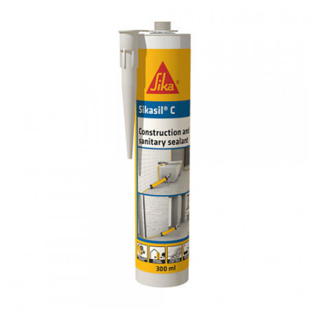 Sikasil C Sigilant siliconic neutral, monocomponent, alb