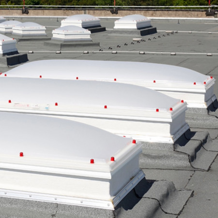 Trapa fum cu deschidere Dome Unit 100x200 cm